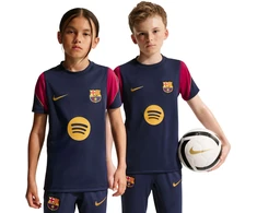 Marškinėliai vaikams Nike FC Barcelona Strike granatowo-bordinė II3237 401 (S)