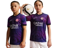 Marškinėliai vaikams Nike Paris Saint-Germain violetinė IQ6946 420 (XL)