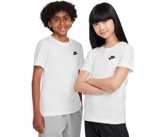 Vaikiški marškinėliai Nike Sportswear, balti, FZ5177 100