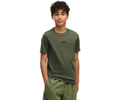 Marškinėliai vaikams Puma ESS Small No.1 Logo Centered Tee khaki 692975 86 (140cm)
