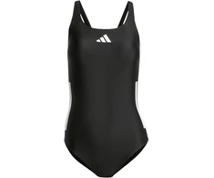 Maudymosi kostiumėlis moterims adidas 3 Stripes juoda JN8118 (40)