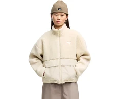 Moteriška striukė Puma Re:Fibre Sherpa kreminė 694567 87 (M)