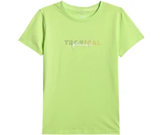 Moteriški marškinėliai 4F F2717 jasny geltona 4FWSS26TTSHF2717 73S (XL)