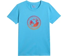 Moteriški marškinėliai 4F F2718 mėlyna 4FWSS26TTSHF2718 33S (2XL)