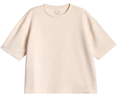 Moteriški marškinėliai 4F F3489 kreminė 4FWAW26TTSHF3489 12S (XL)