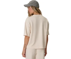 Moteriški marškinėliai 4F F3489 kreminė 4FWAW26TTSHF3489 12S (XS)