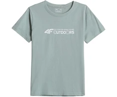 Moteriški marškinėliai 4F F3495 miętowa 4FWAW26TTSHF3495 47S (2XL)