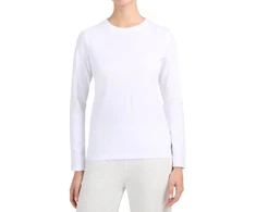 Moteriški marškinėliai 4F longsleeve F639 balta 4FWMM00TLONF639 10S (3XL)