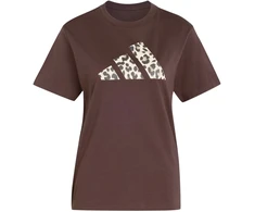Moteriški marškinėliai adidas Animal Graphic ruda KT2676 (S)