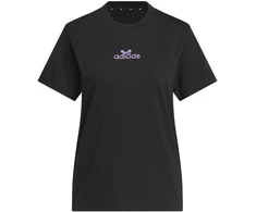 Moteriški marškinėliai adidas Bow on Linear Logo Graphic juoda KB2400 (S)