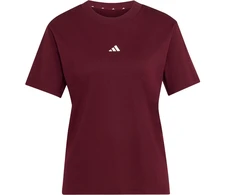 Moteriški marškinėliai adidas Essentials Small Logo Cotton bordinė KX0786 (2XL)