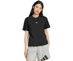 adidas Essentials marškinėliai su mažu logotipu iš medvilnės, moteriški, JC5943