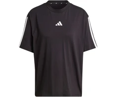 Moteriški marškinėliai adidas Essentials 3-Stripes Boyfriend juoda JC5960 (L)