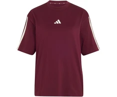 Moteriški marškinėliai adidas Essentials 3-Stripes Boyfriend bordinė KX0793 (S)