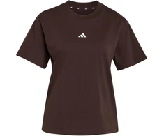 Moteriški marškinėliai adidas Essentials Small Logo ruda KX0795 (XL)