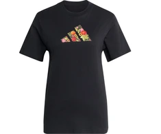 Moteriški marškinėliai adidas Floral Regular Graphic juoda KT2766 (M)