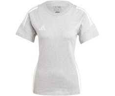 Moteriški marškinėliai adidas Tiro 24 Sweat Tee pilka IR9355 (L)