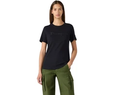 Moteriški marškinėliai Champion Short Sleeve juoda 119125 KK001 (L)