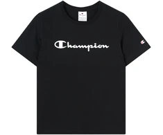 Moteriški marškinėliai Champion Short Sleeve juoda 118428 KK001 (XL)