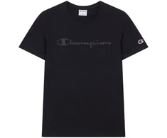 Moteriški marškinėliai Champion Short Sleeve juoda 119125 KK001 (L)