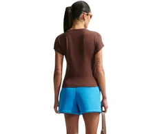 Moteriški marškinėliai Nike Sportswear Chill Knit jasny ruda FV5508 259 (M)