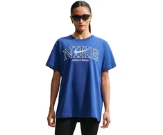 Moteriški marškinėliai Nike Sportswear Classic mėlyna IM6396 417 (L)