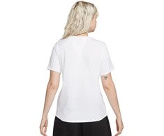 Moteriški marškinėliai Nike Sportswear Club Essentials balta DX7902 100 (2XL)