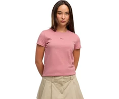 Moteriški marškinėliai Puma Ess Centered Cat Logo Tee rožinė 692916 48 (M)