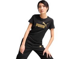 Puma Ess Metallic No. 1 Logo marškinėliai moterims 631536 51