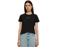 Puma ESS Script Tee moteriški marškinėliai juodi 691760 01