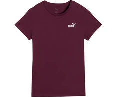 Moteriški marškinėliai Puma ESS Small No.1 Logo Tee(s) bordo spalvos 682373 24 (XL)