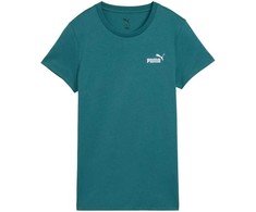 Puma Moteriški ESS Small No. 1 Logo Marškinėliai Žalia 682373 41