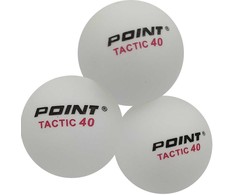 Piłeczki stalo teniso Point Tactic balta 10 vnt