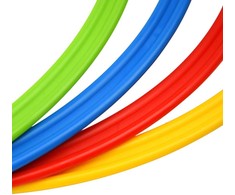 Smj Treniruočių žiedai 45cm 12 vnt. / KT12-45RGBY