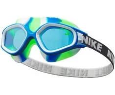 Plaukimo akiniai Nike Kids Expanse mėlyna-žalia NESSD124-480 OS