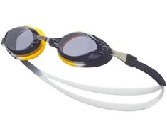 Plaukimo akiniai Nike Os Chrome Junior 8-14 lat juoda-geltona NESSD128-079
