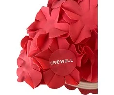 Maudymosi kepuraitė Crowell Flowers Gėlių raudona col.1