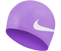Plaukimo kepuraitė Nike Big Swoosh violetinė NESS8163-569
