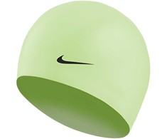 Nike Vientisa silikoninė plaukimo kepuraitė Barely Volt Žalias 93060-740 OS