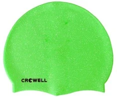 Silikoninė plaukimo kepuraitė Crowell Recycling Pearl šviesiai žalia spalva 8