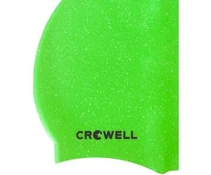 Silikoninė plaukimo kepuraitė Crowell Recycling Pearl šviesiai žalia spalva 8