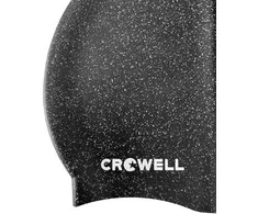 Silikoninė plaukimo kepuraitė Crowell Recycling Pearl juoda col.1