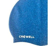 Crowell Recycling Pearl silikoninė plaukimo kepuraitė, mėlyna, 5 spalva