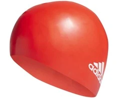 Plaukimo kepuraitė vaikams adidas 3-Stripes Silicone oranžinė HE5081
