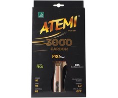 Nauja Atemi 3000 Pro anatominė stalo teniso raketė