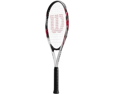 Rakieta do tenisa ziemnego Wilson Fusion XL TNS RKT 2 4 1/4 balta ir-raudona-juoda WR199110U2