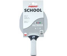 Rakietka do ping ponga Point School outdoor balta
