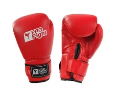 Bokso pirštinės Profight PVC raudon (12)