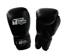 Profight Dragon odinės bokso pirštinės juodos 10