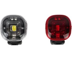 SILIKONINIŲ LED DVIRAČIO ŽIBINTŲ RINKINYS PRIEKINIS GALINIS DUNLOP 346199